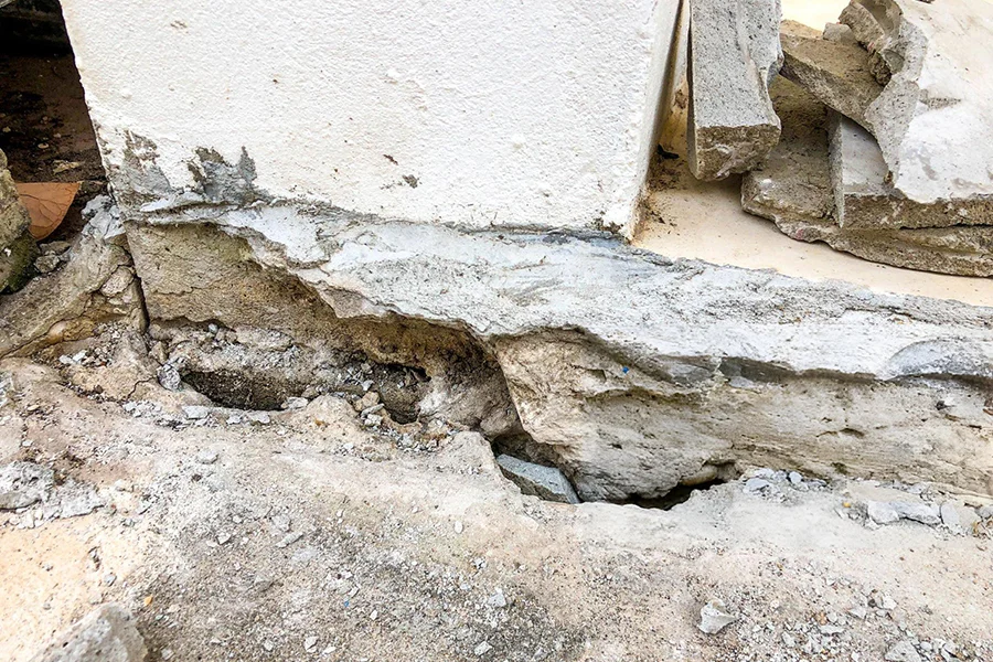 Concrete Slab Foundation Repair in Woodbridge, VA